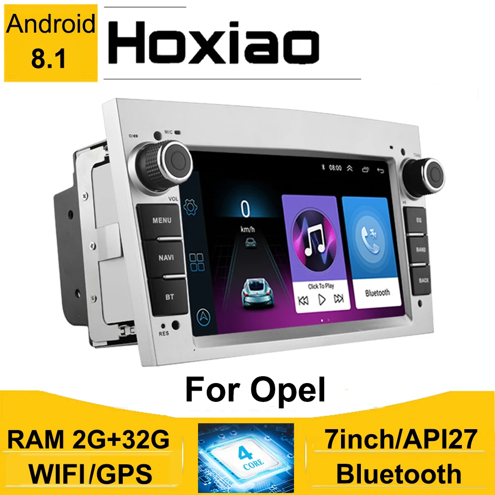 Автомагнитола 2DIN Android 8 1 GPS Wi Fi для Opel Vauxhall Astra H G J Vectra Antara Zafira Corsa Vivaro Meriva без