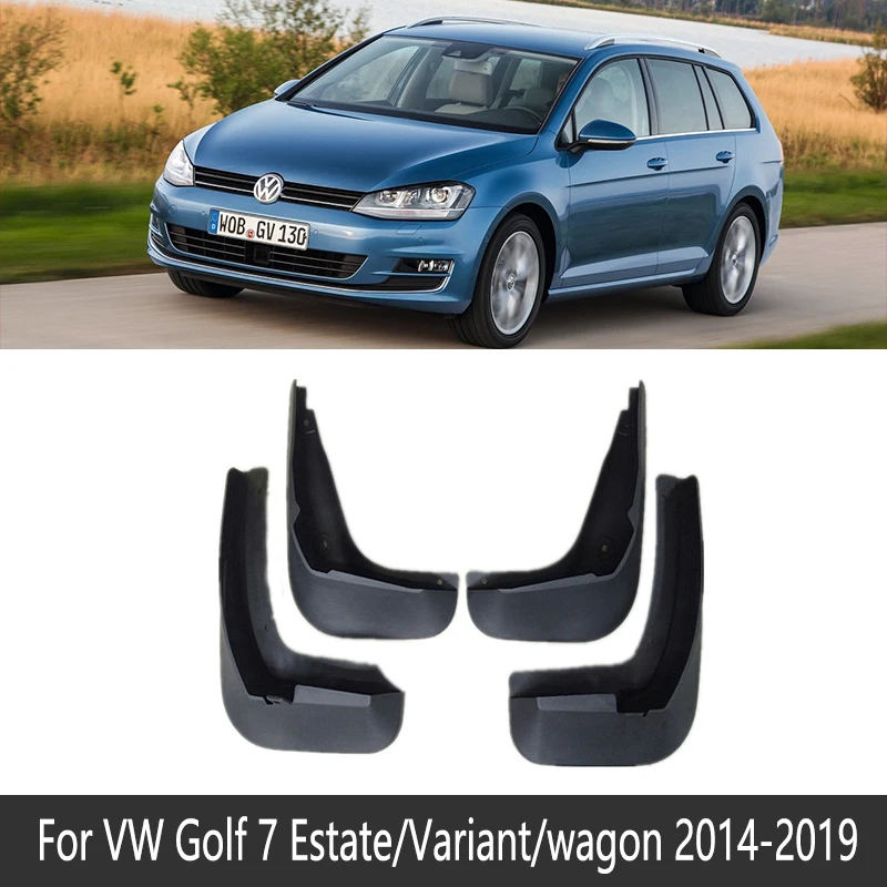 2014-2019 MK7 Брызговик для VW Golf 6 7 MK6 MK7 Estate vagon вариант 2009~ Брызговики аксессуары 2010 - Название цвета: 2014-2019 MK7