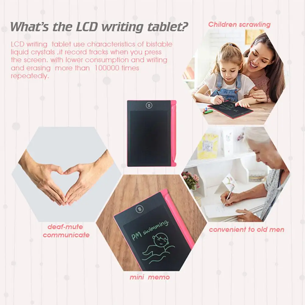 ЖК-планшет с цифровым рисунком электронный блокнот для рукописного ввода