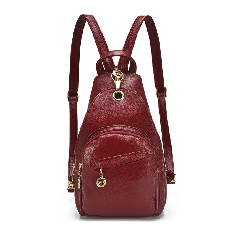 

New trendy Backpack Fashion backpack Multifunctional single shoulder Messenger lady chest bag Middle-aged Female bag