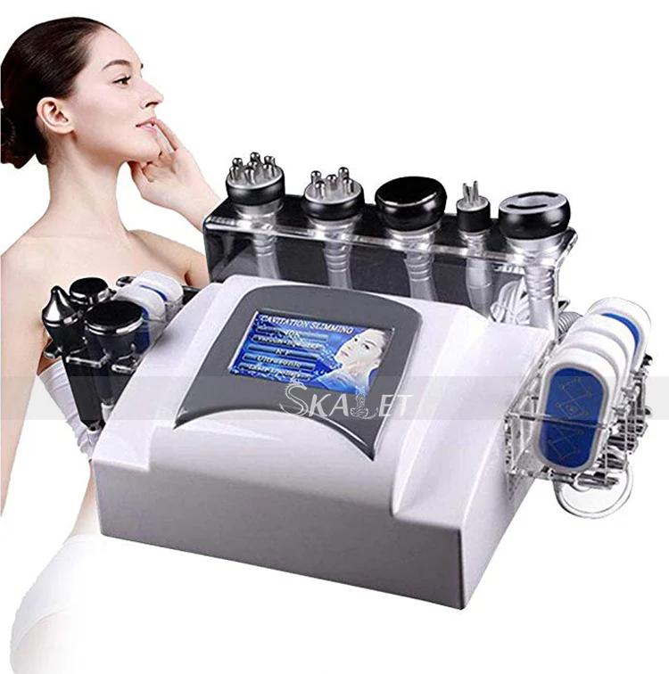 

7 In 1 Vacuum & Ultrasonic & Cavitation & Radio Frequency RF Skin Tightening Anti-wrinkle Slimming Machine for Home Beauty Salon