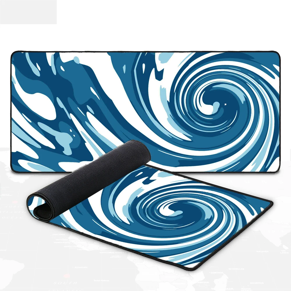 

Black White Mousepad Art Mouse Pad Large mini pc Carpet Mats Work Desk Accessory 900x400 Table Mat for Table Computer