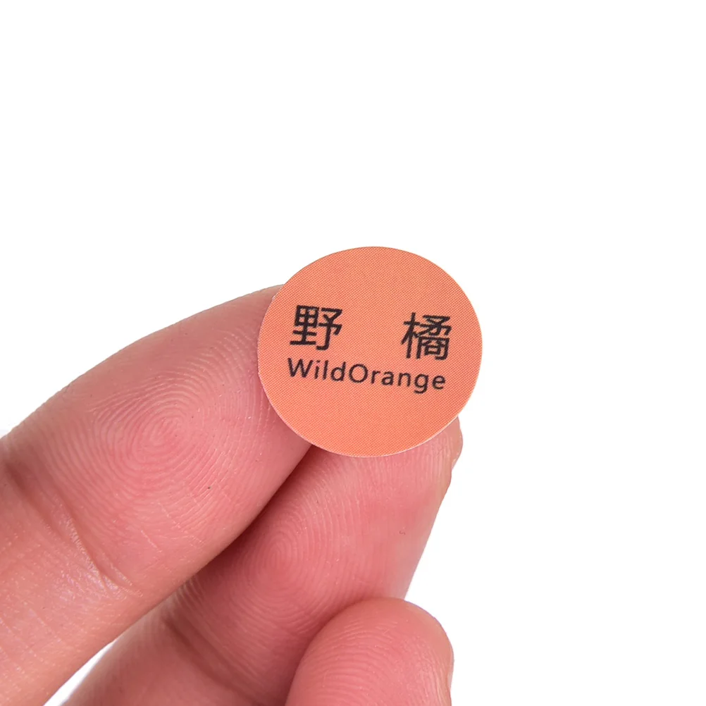 1 лист клейкая Круглая Бумажная наклейка этикетки печатные бутылки эфирного