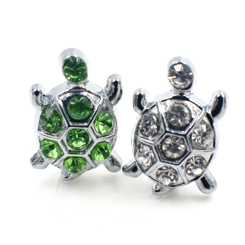 Дополнительные опции Сова лапа черепаха собака 100 шт. слайд шармы 8 мм Стразы Can