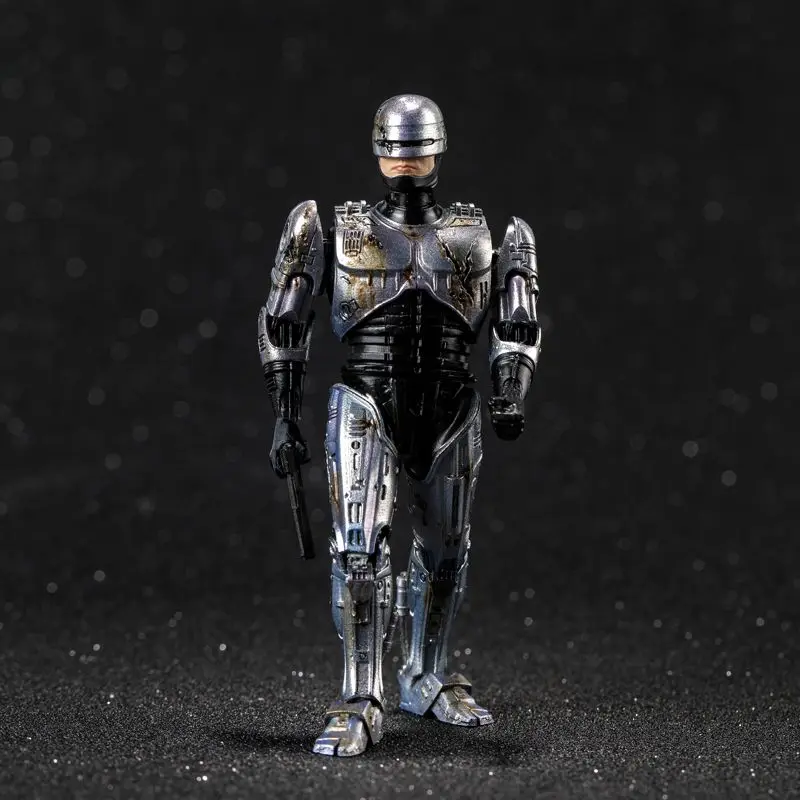 Hiya игрушки LR0076 1/18th весы повреждения битва робокоп 4 дюйма Эктон рис|Игровые