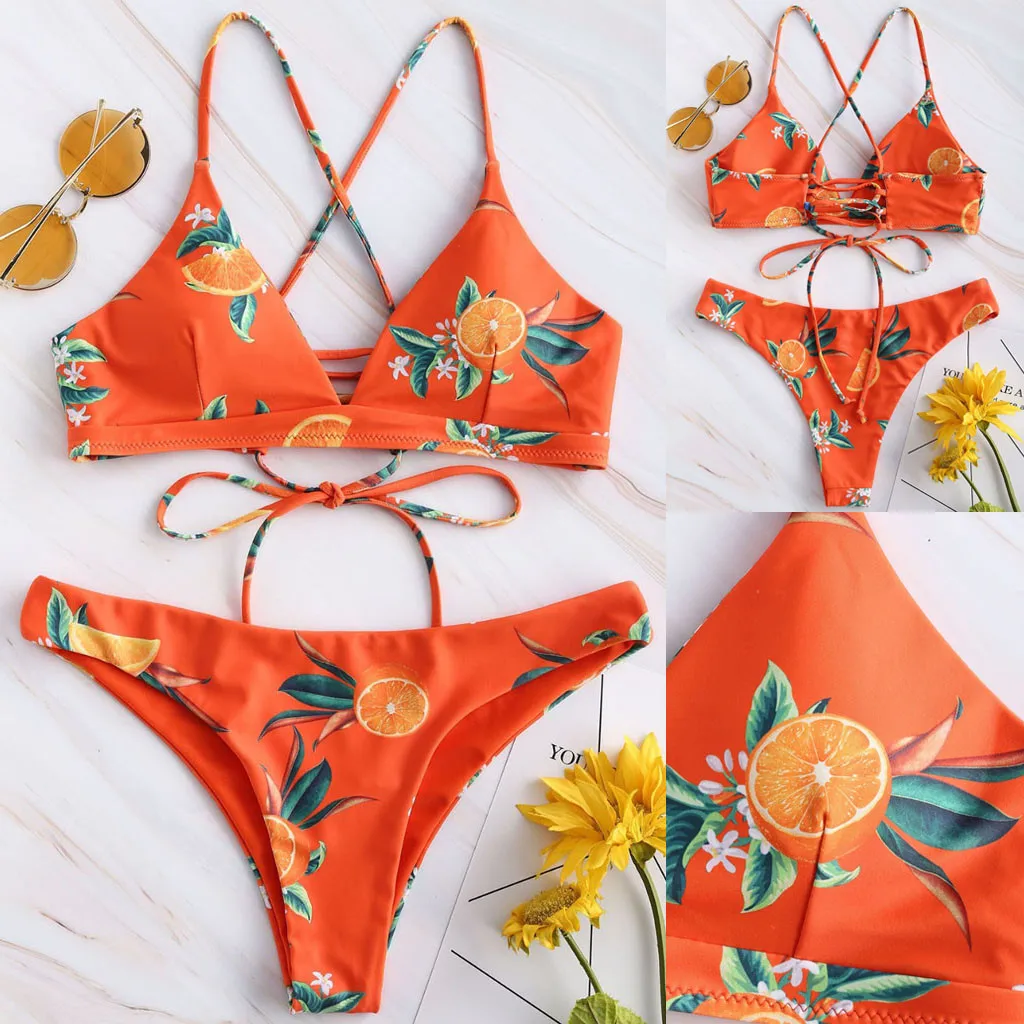 Женский купальник бикини пляжная одежда высокая талия сексуальный черный на