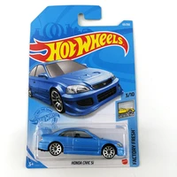 2021 63 hot wheels cars honda civic si 164 metal diecast model collection toy vehicles