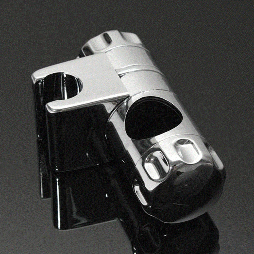 

Shower Holder Bathroom Rail Replacement Tube Bracket ABS Plastic Adjustable Slide Bar Clamp