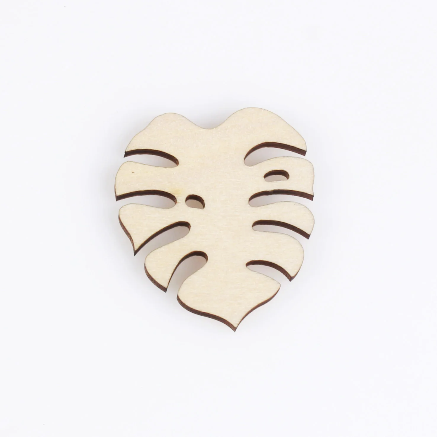

Leaf shape, mascot laser cut, Christmas decorations, silhouette, blank unpainted, 25 pieces, wooden shape (0895)