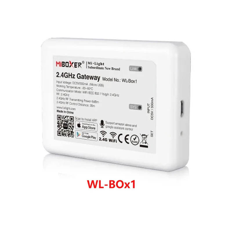 Умная светодиодная лампочка Miboxer RGB + CCT E14 E27 MR16 GU10 4 Вт 5 6 9 12 Wi-Fi Беспроводное