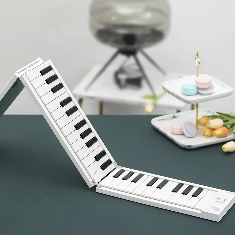 

Foldable Piano 88 Keys Keyboards Portable Hand-rolled Piano Folding Professional Portable Electronic Piano for Beginner