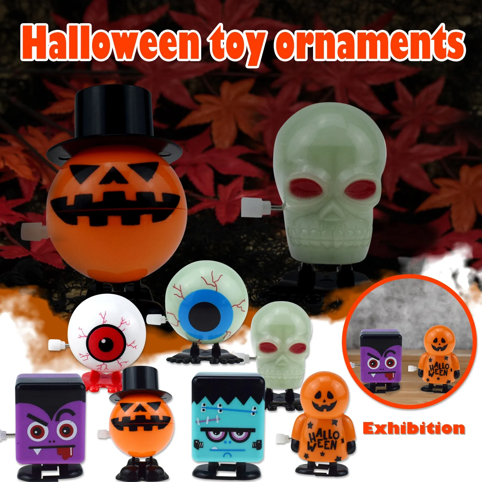 

Funny Interactive Toy Halloween Clockwork Jumping Witch Educational Mechanical Toys Halloween Prank Decoration For Children 2021