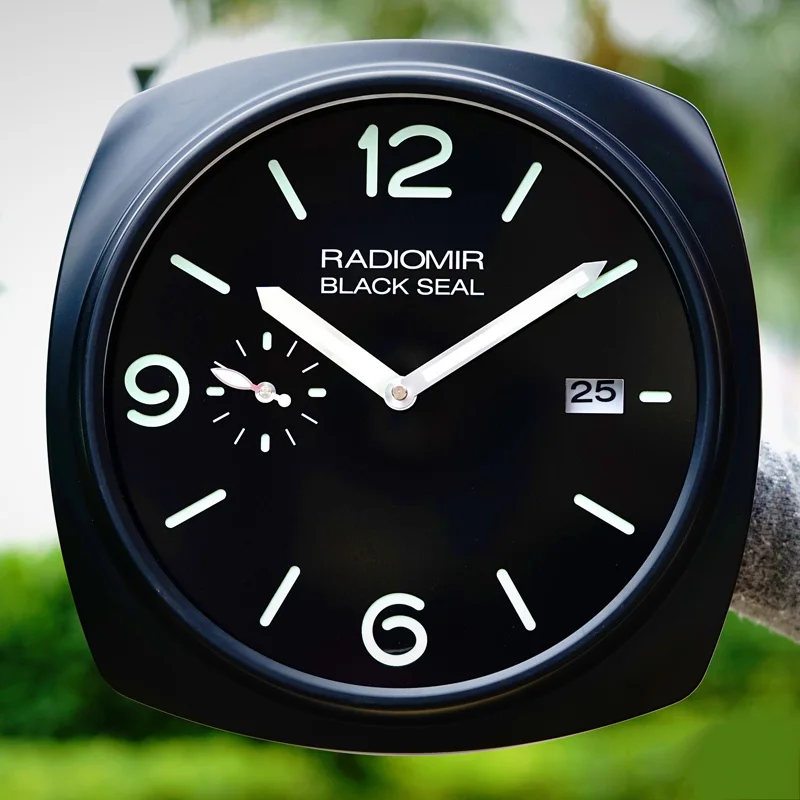 Металлические художественные часы светящиеся высшего качества для домашнего