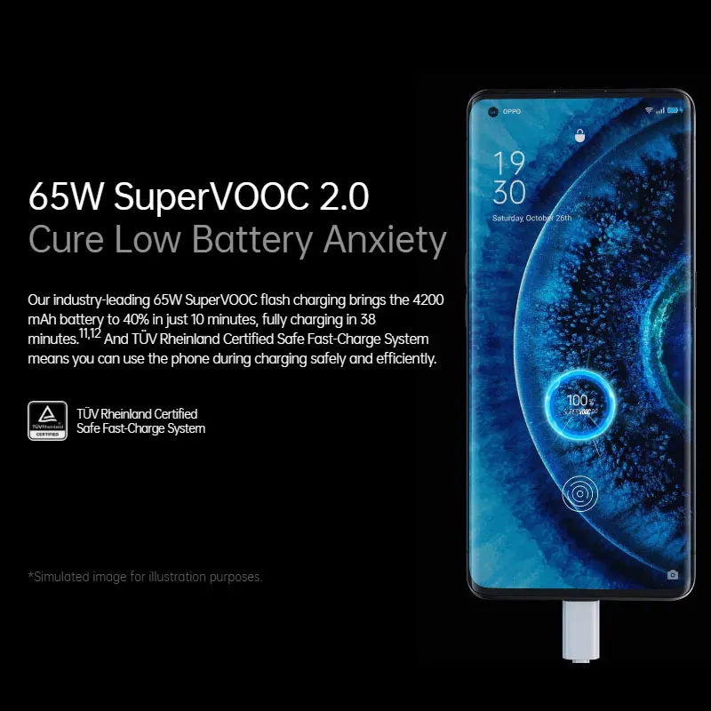 oppo find x2 5g 8gb ram 256gb rom mobile phone 6 7 inch 120hz oled snapdragon 865 octa core 65w supervooc google play wi fi 6 free global shipping