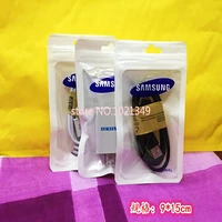 1000pcslot 915cm zip lock bags zipper plastic packaging bag for bluetooth earphone headphone packaging for sansung usb cable