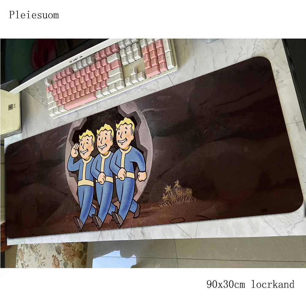 fallout mouse pad 90x30cm gaming mousepad anime home office notbook desk mat Mass pattern padmouse games pc gamer mats | Компьютеры и