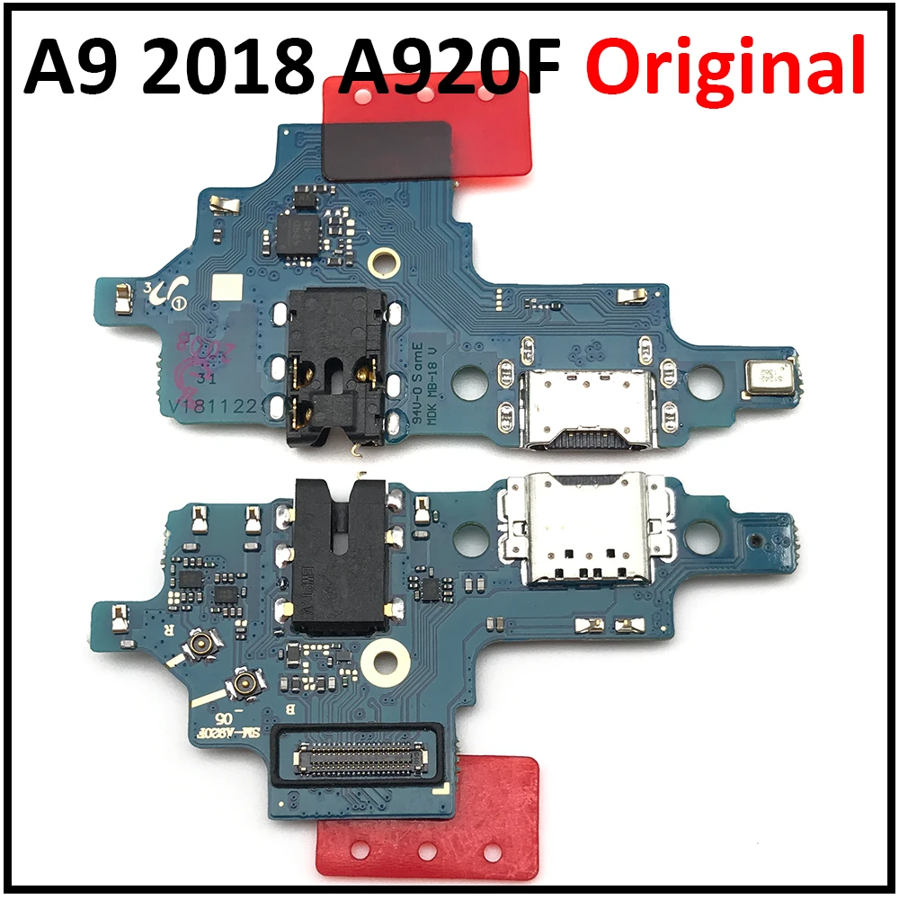 10Pcs, New For Samsung Galaxy A9 2018 A920 A920F USB Charging Port Mic Microphone Dock Connector Board Flex Cable Repair Parts