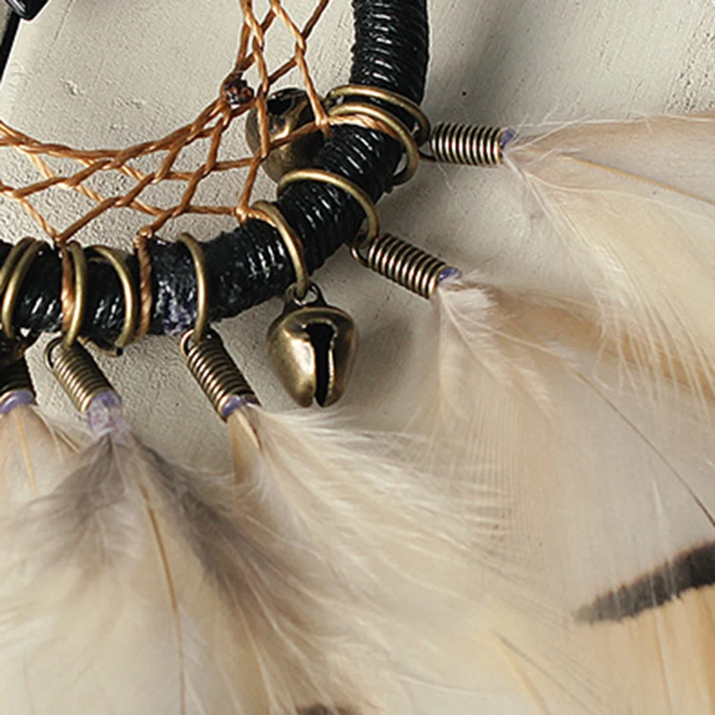 Железные колокольчики ручной работы Ловец снов с шлейфом Декор мечтательный