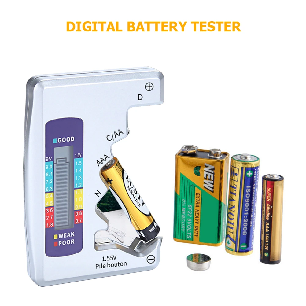 Портативный диагностический универсальный инструмент Цифровой тестер батареи