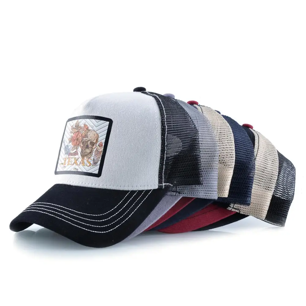 Летняя дышащая сетчатая бейсболка Кепка для бейсбола модная кепка водителя