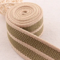 olive khaki striped webbing ribbon bag purse straps totes belts tape bag handle 1 12 dog collar 38mm luggage and bags