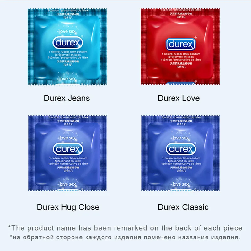 Презервативы Durex 4 типа удивительная значение натуральный латекс смазкой для