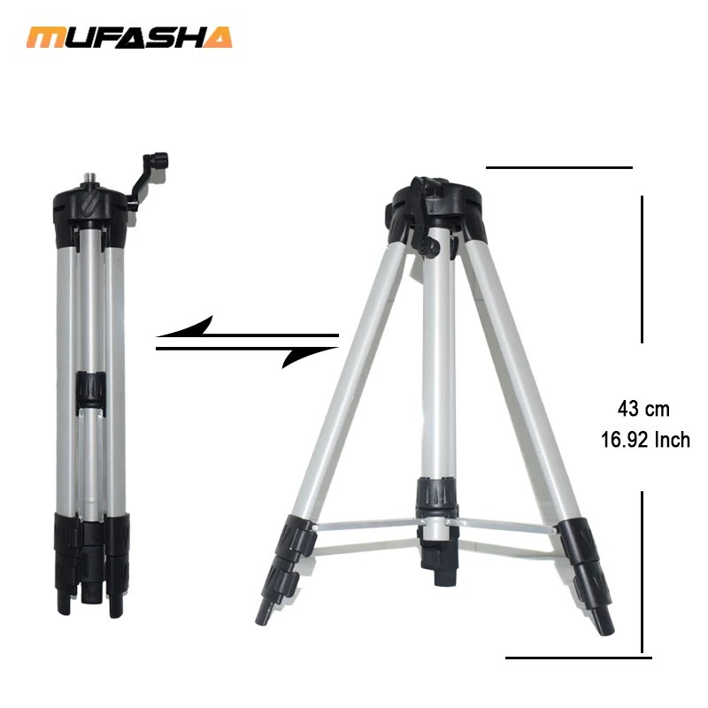 MUFASHA высокорегулируемый лазерный уровневый штатив с горизонтальными