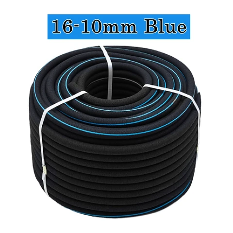 5 м резиновый аэрационный шланг 16x10 мм синий