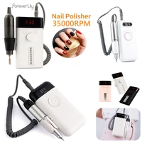35000rpm30000rpm electric nail drill machine rechargeable manicure nail polisher uv gel removal polishing drill nail equipment