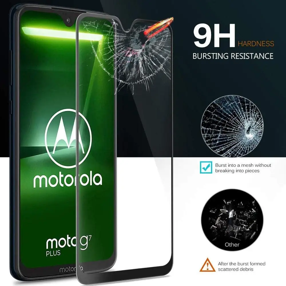 [3 шт. в упаковке] Защитная пленка из закаленного стекла для Motorola Moto Z4 PLAY Z3 Play One Vision