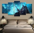 5 панельных видеоигр WOW Warcraft DOTA 2 картины HD принты плакаты на холсте настенные картины для гостиной аксессуары для домашнего декора