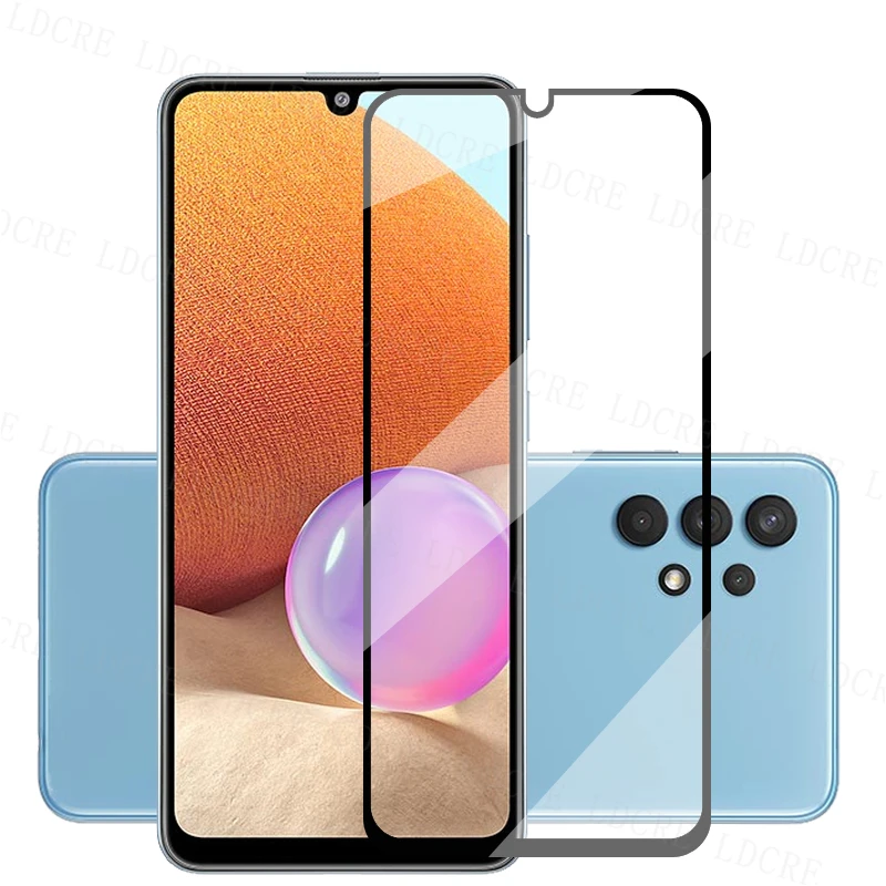 4 in 1 tempered glass for samsung galaxy a32 glass for samsung a32 a52 a72 a03s a52s a21s a22 a12 a13 screen protector lens film free global shipping