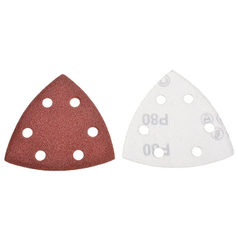 

120Pcs Sanding Disc 40-240 Grit 6 Holes 93mm Triangle Delta Sanding Paper Hook Loop Sandpaper Disc Abrasive Tools