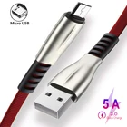 Кабель Micro USB в оплетке, 1 м, для быстрой зарядки и передачи данных, для Huawei Y5, Y6, Y7, Y9 2018, Honor 8A, 8S, 8X, 9 Lite, синхронизация данных, телефонный кабель