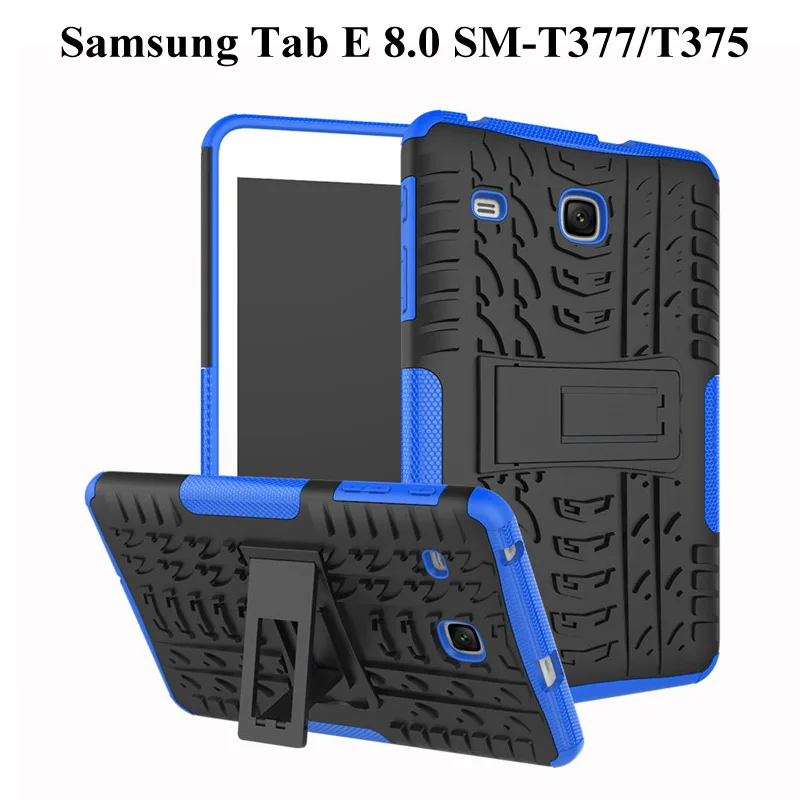 

Сверхмощный ударопрочный армированный чехол из поликарбоната и ТПУ для Samsung Galaxy Tab E 8,0, 10, 5 T377 SM-T375, 2016 дюймов, чехол для планшета + пленка + руч...