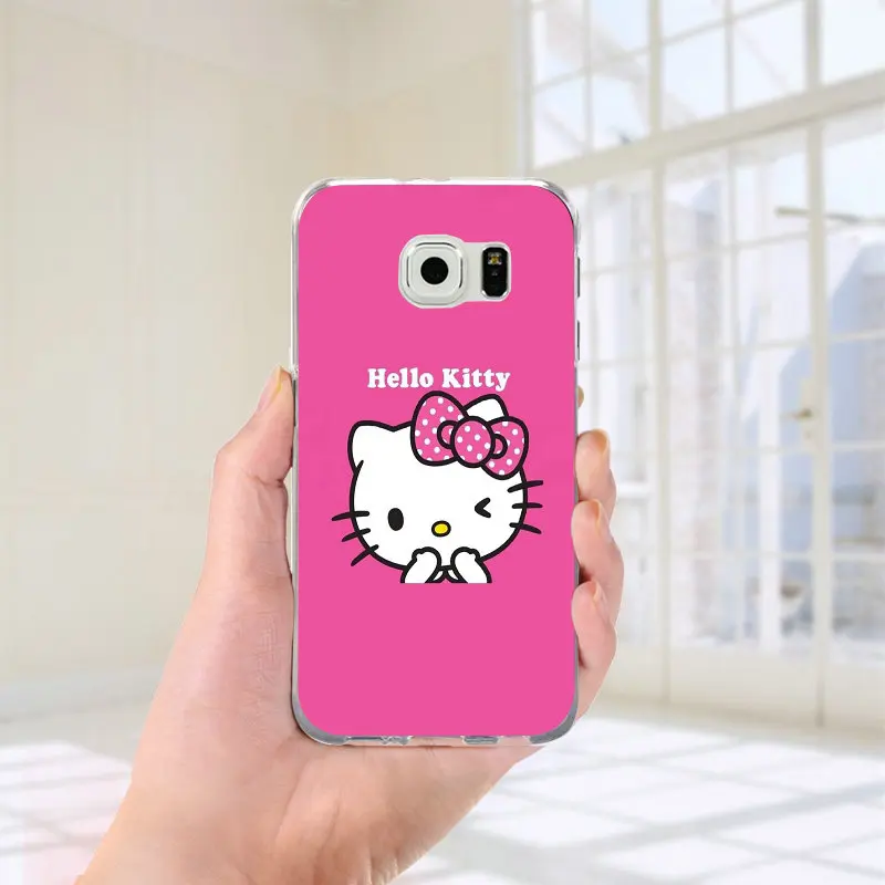 Picture 10 Мягкие чехлы для samsung Galaxy A10 A20 A30 A40 A50 A60 A70 A80 A90 J1 J2 J3 J5 J7 Prime Pro "Хелло Китти" с принтом Китти Кэт Стиль - Цвет: Picture 10