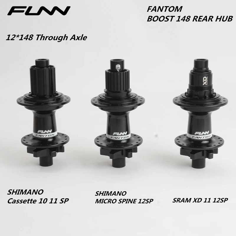 FUNN FANTOM 102T BOOST HUB MTB горный велосипед 4 уплотнительных подшипника 110 148 32 отверстия