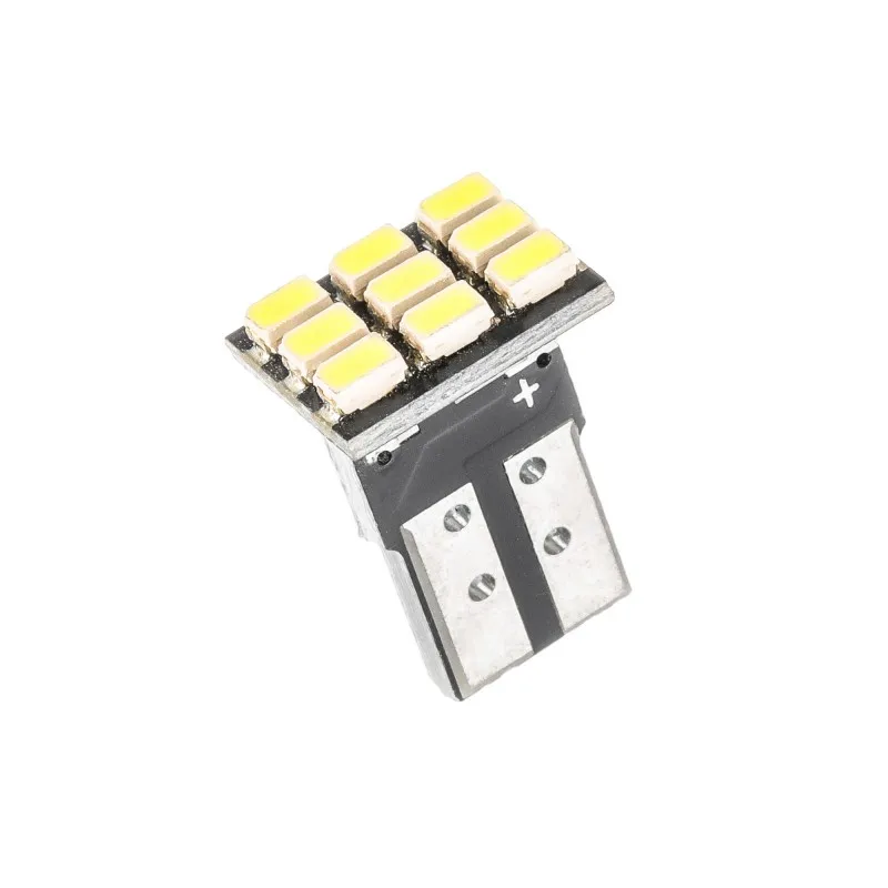 10 шт. T10 светодиодный 9SMD белый номерного знака автомобиля светильник хвостовые