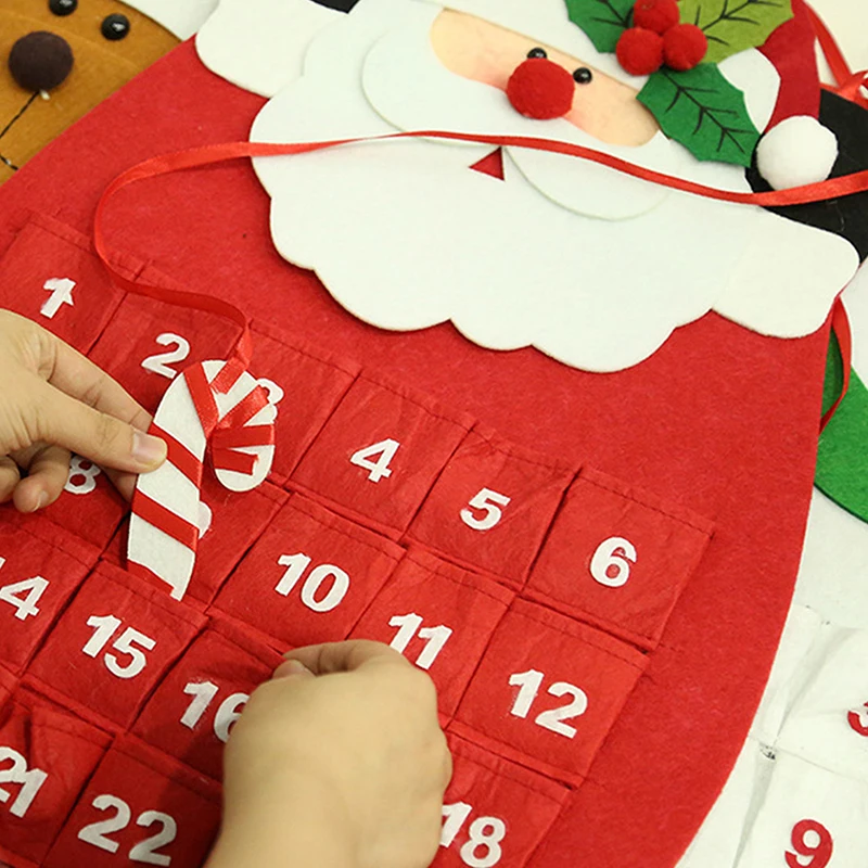 Календарь на Рождество с Санта Клаусом снеговиком планшетом | Дом и сад