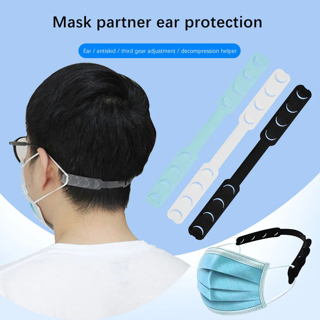 

10PCS Four Gear Adjustable Mask Ear Extension Hook Mouth Mask Filter Face Mask Fixed Extended Comfortable DIY Accessories