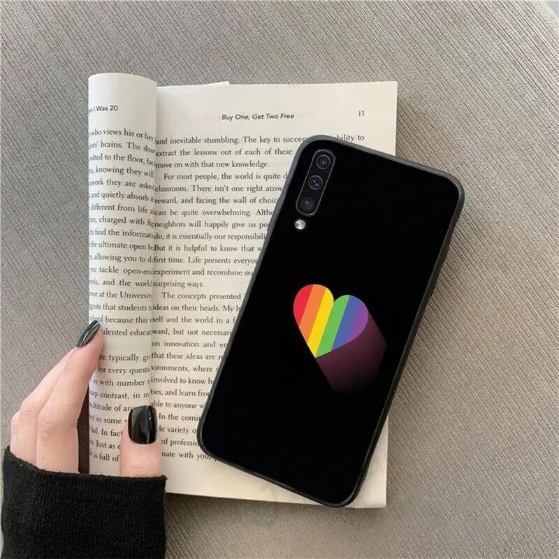 

Rainbow art color painting Phone Case For Samsung galaxy S 9 10 20 A 10 21 30 31 40 50 51 71 s note 20 j 4 2018 plus