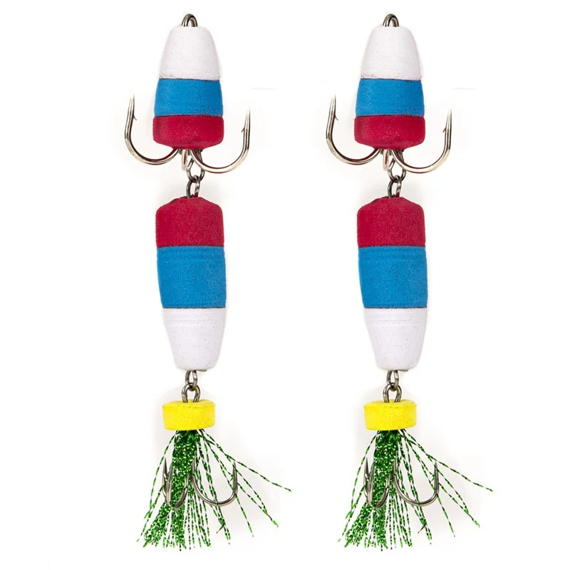 2 шт. пены приманка на рыболовный крючок рыболовные приманки Плавание