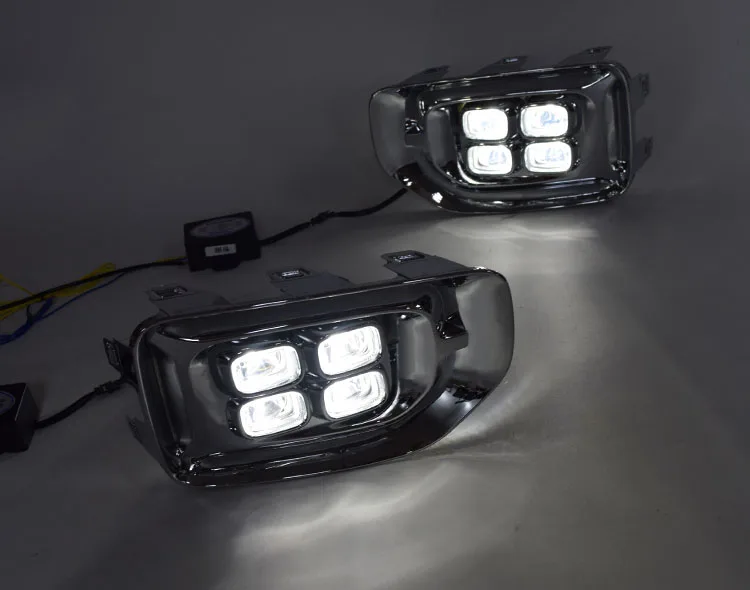 Автомобильный БАМПЕР фара для Kia sportager дневной свет светодиодный год DRL головной свет для kia sportager противотуманная фара, KIA Sportage R