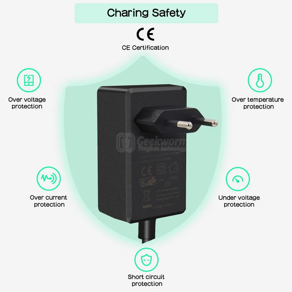 Адаптер питания Geekworm Raspberry Pi 4 источник 5 в а 20 Вт Type C для 8 ГБ/4 ГБ/2 ГБ/NASPi/X735 / X708 X728 |