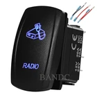 Кулисный переключатель с радиоуправлением, 5P, с лазерной гравировкой, SPST, синий светодиодный светильник для ARBCarlingNARVA 4x 4, автозапчасти