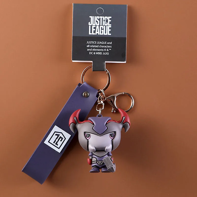 Брелок для ключей из серии Супергерои милые экшн-фигурки Бэтмена Супермена