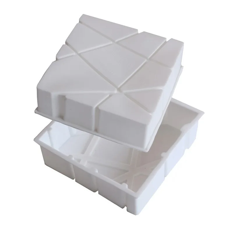 

Mousse Chiffon Pastry 3D Irregular Moulds Square Silicone Mold Birthday Cake Dessert Muffin Baking Home-made Tools for Chocolate