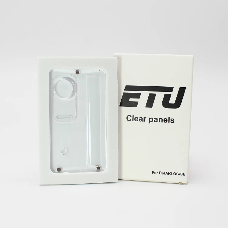 

2021 New SXK ETU Transparent Replacement panels Cover for dotMod dotAIO Mod kit E-cigarette accessories
