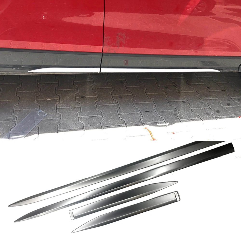 Автомобильный Стайлинг ABS Хромированная дверная боковая формовочная линия