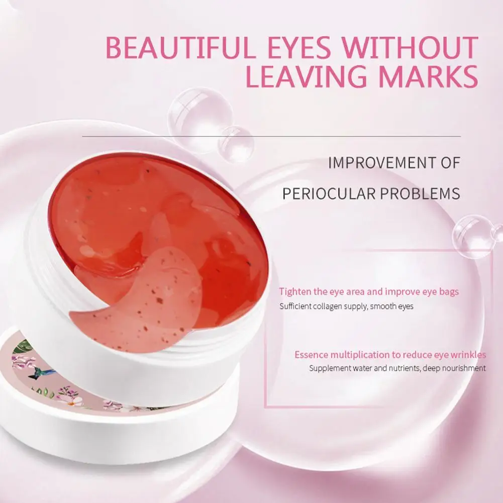 Маска для глаз с зеленым чаем патчи уменьшения темных кругов и мешков маска